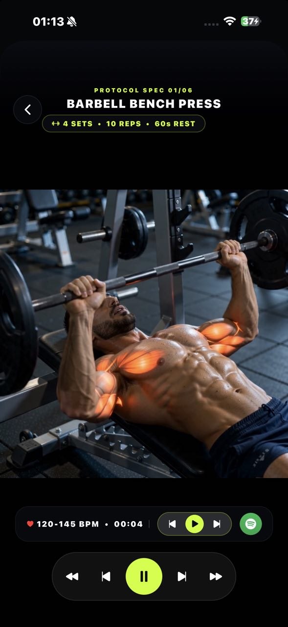 HD Workout Video Player